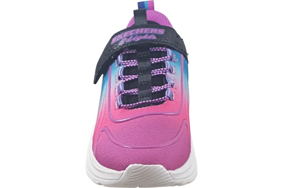 Skechers Velcro | Lights<Rainbow Cruisers 303721L Girls Sports Trainers