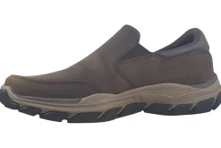 Skechers Mens Shoes<Respected 204480 Mens Leather Slip-on Shoes