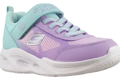 Skechers Velcro | Lights<Sola Glow 303714L Girls Trainers