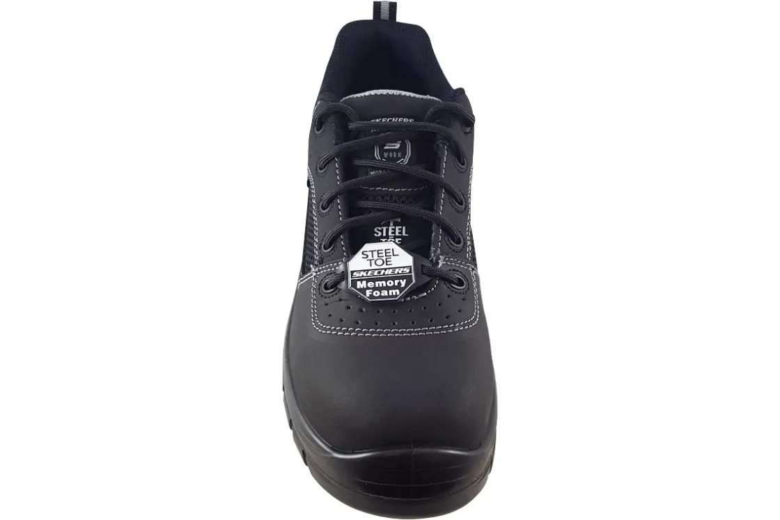 Skechers Mens Shoes<Work Trophus 200001EC Mens Leather Steel Toe Shoes