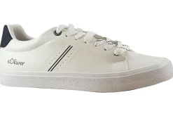 S.Oliver Mens Shoes | Plain Toe<Andre 13606-38 Mens Leather Fashion Trainers