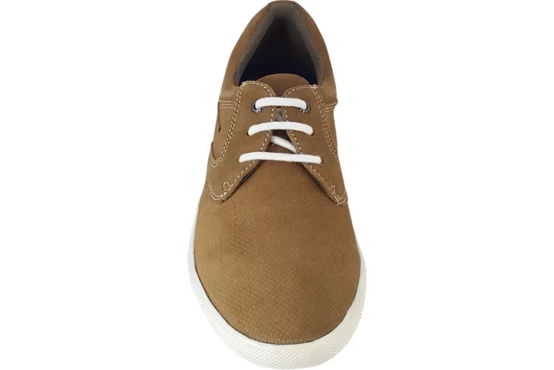 S.Oliver Mens Shoes | Plain Toe<Delta III 13605-24 Mens Nubuck Fashion Trainers