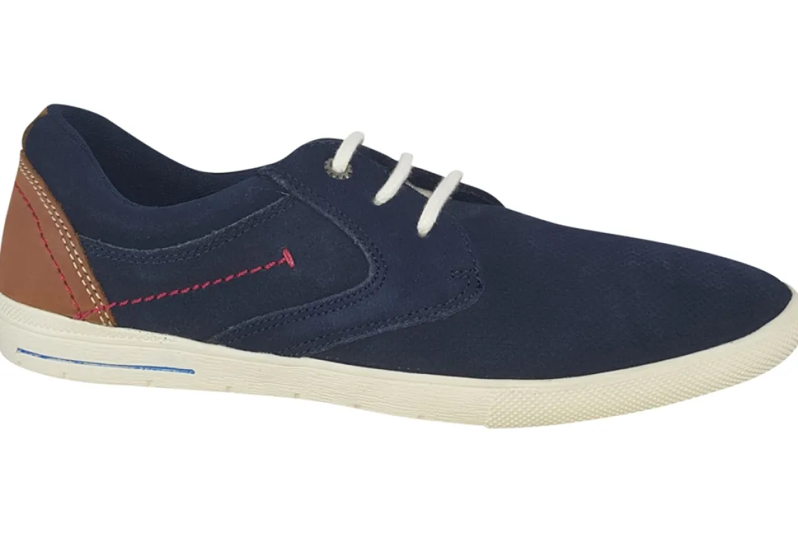S.Oliver Mens Shoes | Plain Toe<Delta III 13605-24 Mens Nubuck Fashion Trainers