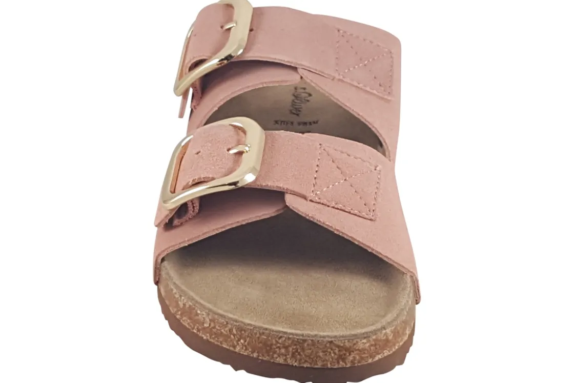 Women S.Oliver Womens Sandals<Lirk 27101-44 Womens Nubuck Sandals Peach