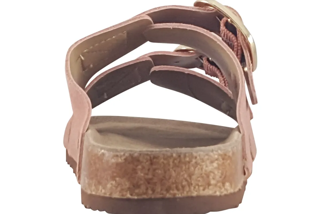Women S.Oliver Womens Sandals<Lirk 27101-44 Womens Nubuck Sandals Peach