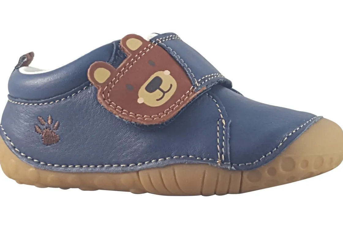 BOY Start-rite Velcro | Boys First Shoes<Bear Hug 0824-9 Boys Leather First Shoes