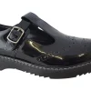 Start-rite Junior Girls | Senior Girls<Imagine 3510 Black Girls Leather Patent School Shoes