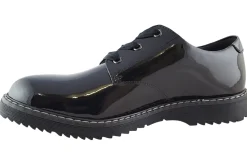 Start-rite Junior Girls | Senior Girls<Impact 3518 Black Girls Leather Patent School Shoes
