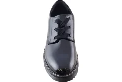 Start-rite Junior Girls | Senior Girls<Impact 3518 Black Girls Leather Patent School Shoes