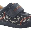 BOY Start-rite Velcro | Podiatrist Approved<Jaws 0782 Boys Nubuck First Shoes