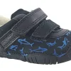 BOY Start-rite Velcro | Podiatrist Approved<Little Fin 0777 (G Fit) Boys Nubuck First Shoes