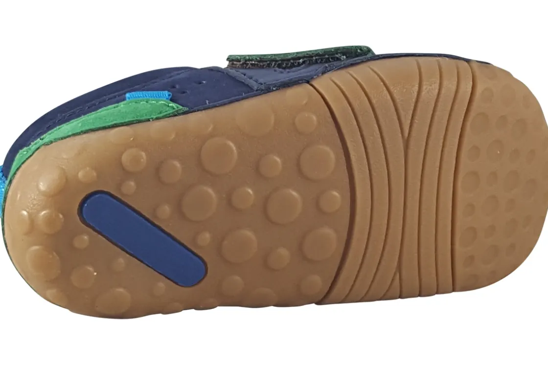 BOY Start-rite Velcro | Podiatrist Approved<Little Mate 0819-9 Boys Suede Leather First Shoes