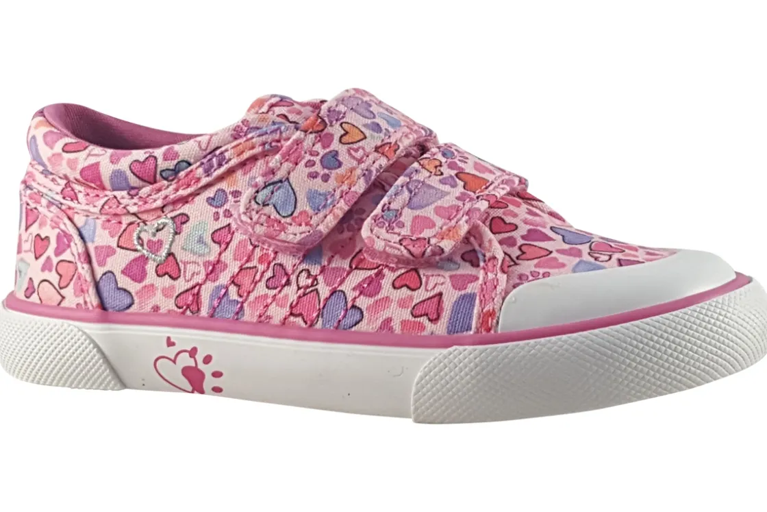 Start-rite Velcro | Girls Shoes<Loveheart 6193-6 (F Fit) Girls Shoes
