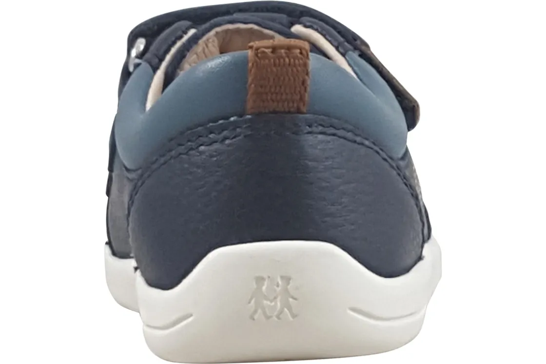 BOY Start-rite Velcro | Boys First Shoes<Playhouse 0826 Boys Leather Shoes