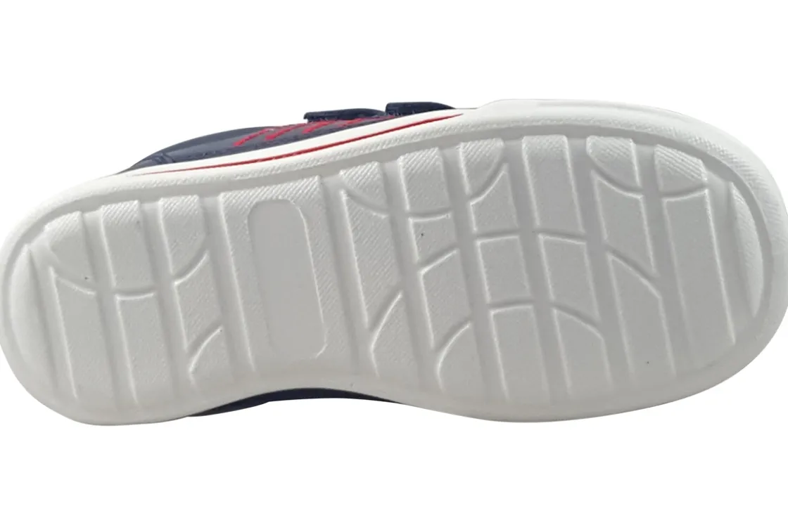 BOY Start-rite Velcro | Boys Shoes<Roundabout 1707-19 Boys Leather Fashion Trainers Navy