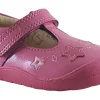 Start-rite Velcro | Girls First Shoes<Sparkle 0772 Girls Leather Patent First Shoes