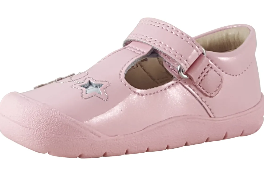Start-rite Velcro | Girls First Shoes<Sparkle 0772 Girls Leather Patent First Shoes