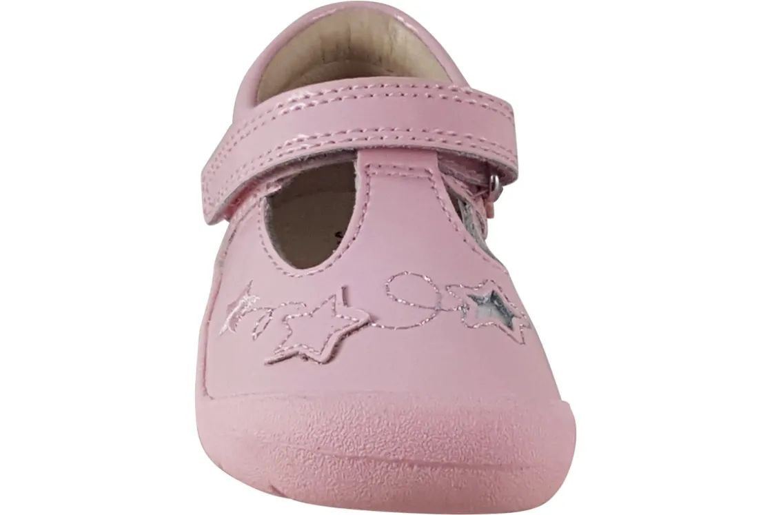 Start-rite Velcro | Girls First Shoes<Sparkle 0772 Girls Leather Patent First Shoes