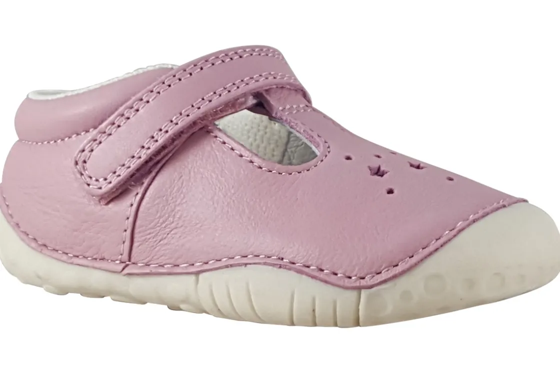 Start-rite Velcro | Girls First Shoes<Tumble 0761-6 Girls Leather First Shoes