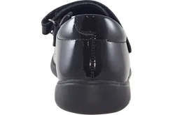 Start-rite Velcro | Junior Girls<Wish BTS 2800-3 Black Girls Leather Patent School Shoes