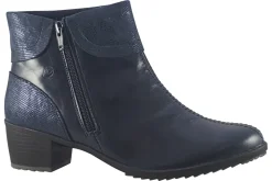 Women Suave Womens Boots<Paula 6060 E (Wide Fit) Womens Leather Ankle Boots