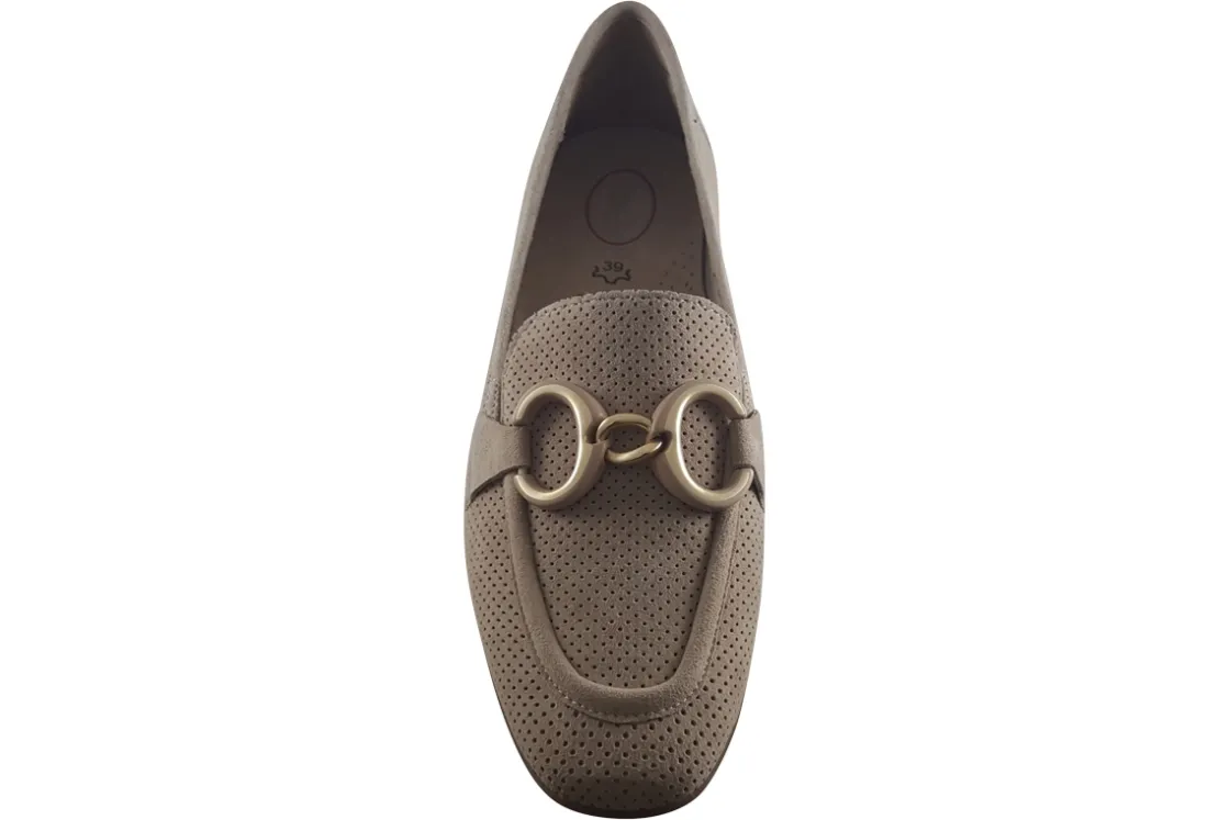 Women Tamaris Comfort Womens Shoes | Womens Loafers<Mona 84202-42 Womens Suede Leather Loafer Shoes