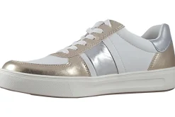 Women Tamaris Comfort Womens Fashion Trainers<Sully 83703-44 Womens Fashion Trainers Gold Silver