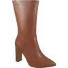 Women Tamaris Womens Boots<Larenza 25349-29 Womens Leather Mid Calf Boots