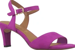 Women Tamaris Womens Sandals<Louise-3 28028-42 Womens Suede Leather Sandals