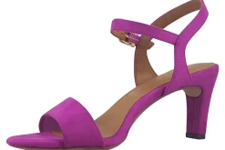 Women Tamaris Womens Sandals<Louise-3 28028-42 Womens Suede Leather Sandals