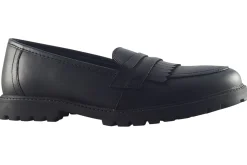 Term Footwear Junior Girls | Senior Girls<Willow Black Girls Leather School Shoes