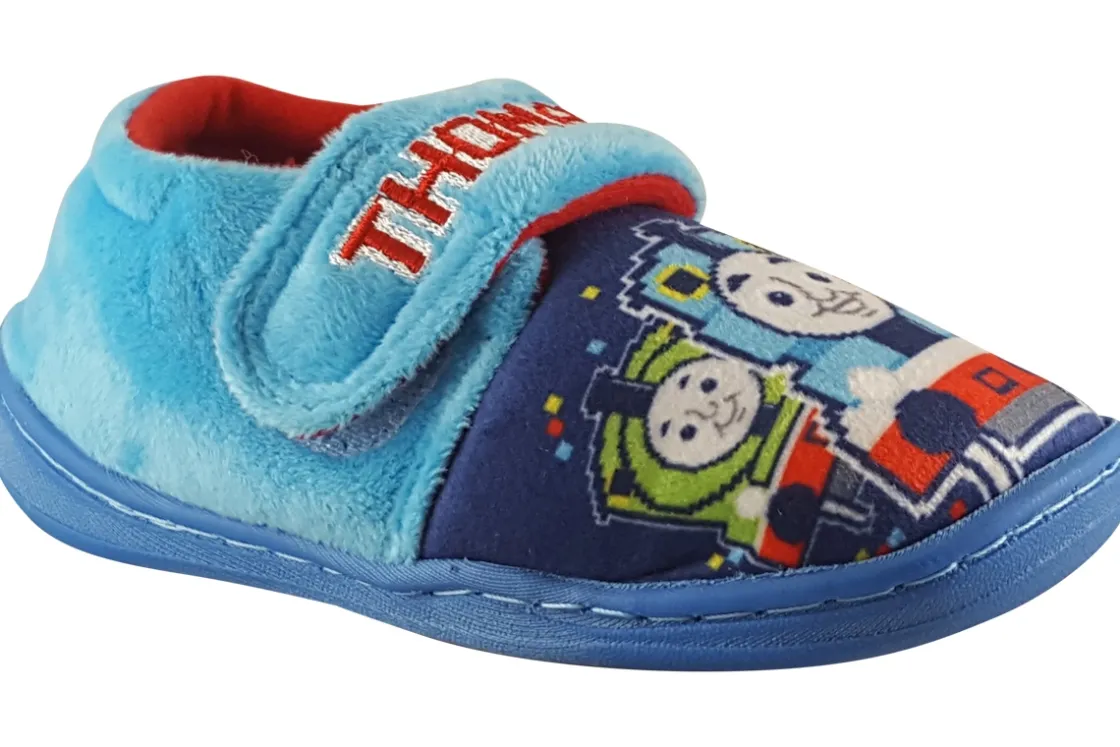 BOY William Lamb Velcro | Boys Slippers<Thomas Bank Boys Slippers