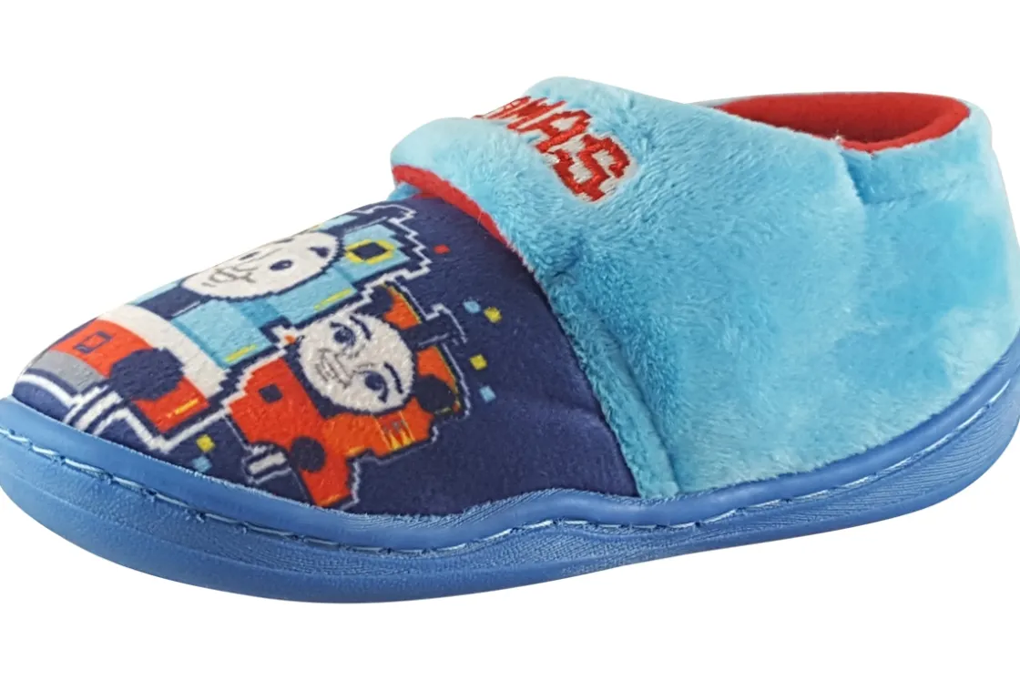 BOY William Lamb Velcro | Boys Slippers<Thomas Bank Boys Slippers